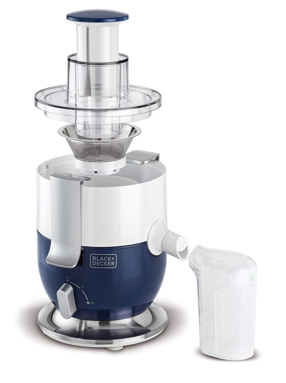 Black+Decker Compact Juicer Extractor 1000W (DAMAGE BOX) عصارة فواكة بلاك + ديكر