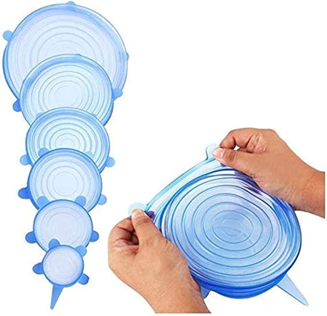 Silicone Stretch Lids 6 Pack Suction Lid