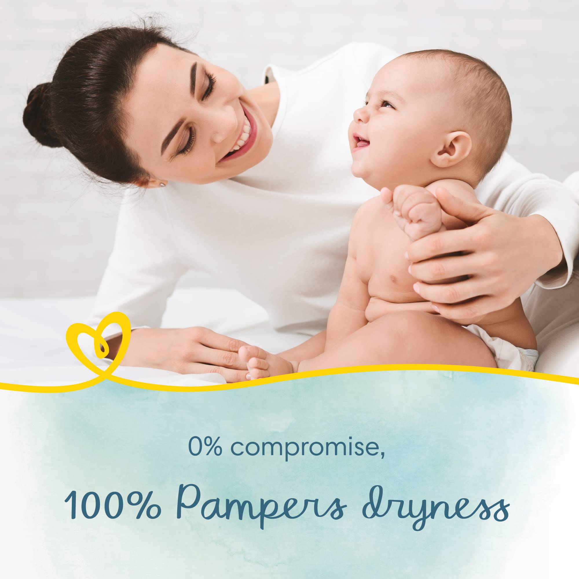 Pampers Pure Protection Dermatologically Tested Diapers, Size 2, 4-8Kg, 78 Diaper Count, Pack Of 2 Pieces