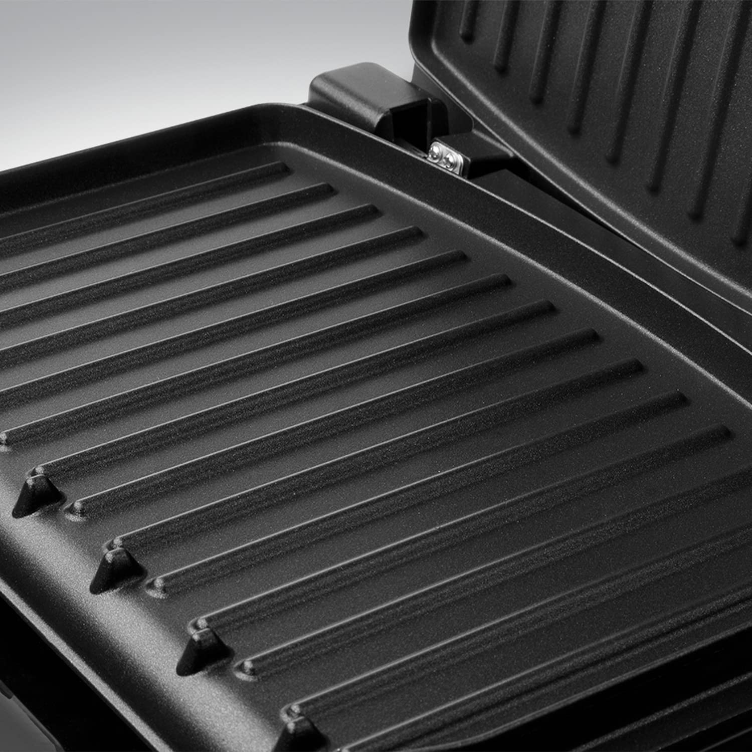 George Foreman Electric Indoor Grill Medium, For Home & Office Use, Stainless Steel Family Grill, 1650W, 1 Year Warranty – 25040