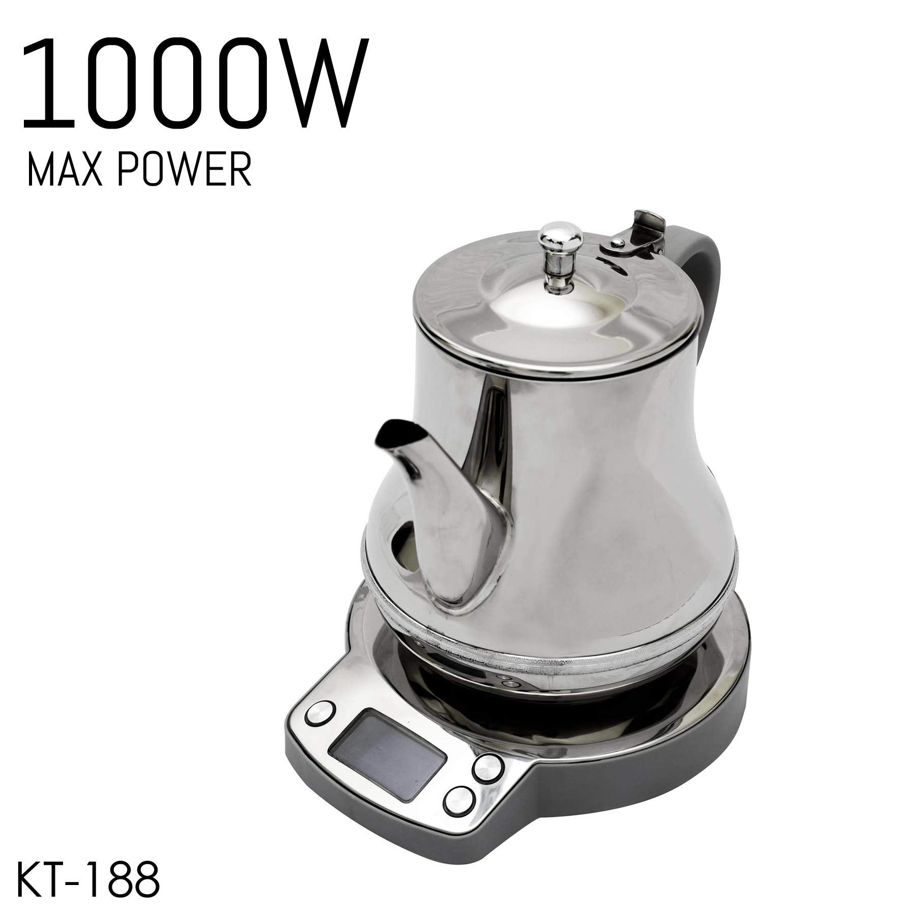 Crownline Karak Tea Maker Kt-188 Silver