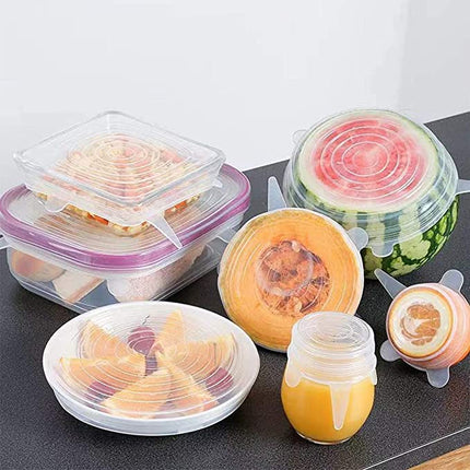 Silicone Stretch Lids 6 Pack Suction Lid