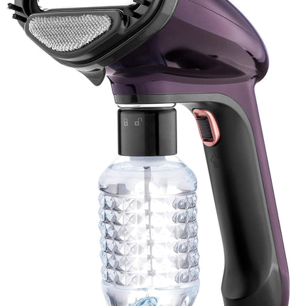 BLACK+DECKER Portable Garment Steamer With Universal Bottle Adaptor 1500W Dark Purple HST1500-B5