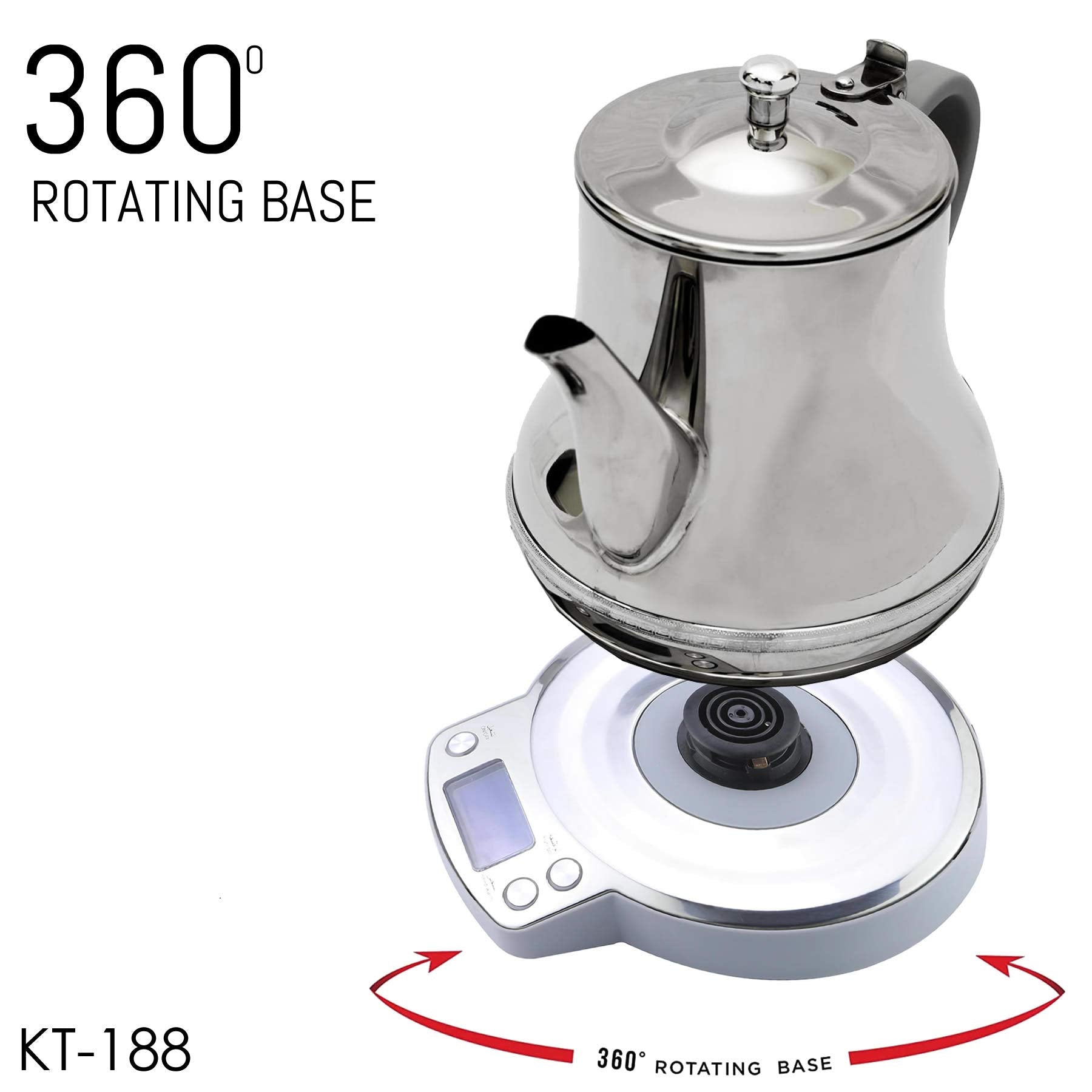 Crownline Karak Tea Maker Kt-188 Silver