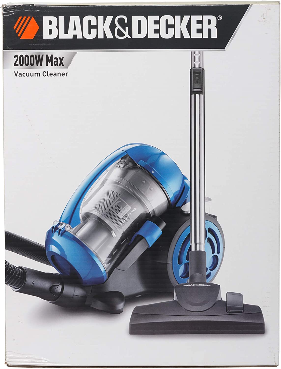BLACK+DECKER Bagless Vacuum 2000W 1.8L Corded Vacuum Cleaner  مكنسة كهربائية من بلاك & ديكر