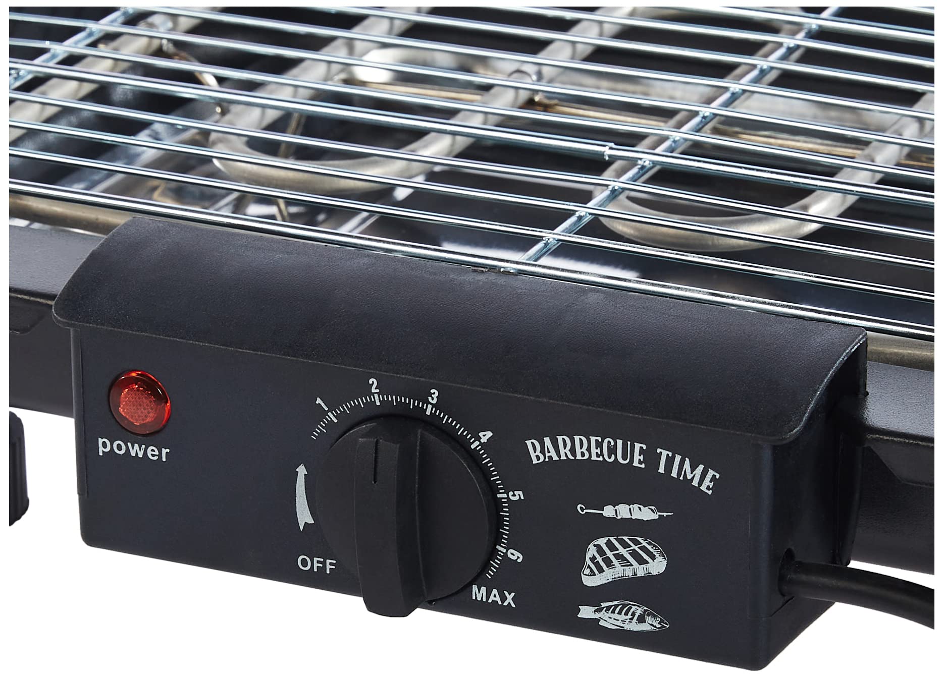 Portable Electric Smokeless Barbecue 2000W High Power Grill Indoor BBQ Grilling Table with 5 Adjustable Temperature شواية كهربائية محمولة بدون دخان، 2000 واط عالية الطاقة للشواء في الاماكن المغلقة مع 5 درجات حرارة قابلة للتعديل