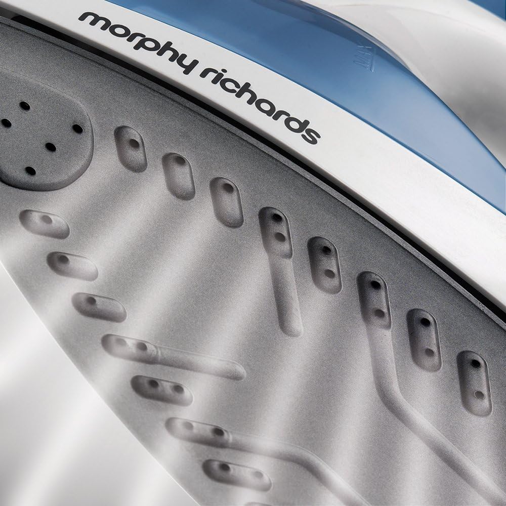 Morphy Richards Equip Steam Iron, Blue/White, 2200W مورفي ريتشارد 2200 واط مكواة بخار أزرق, أبيض