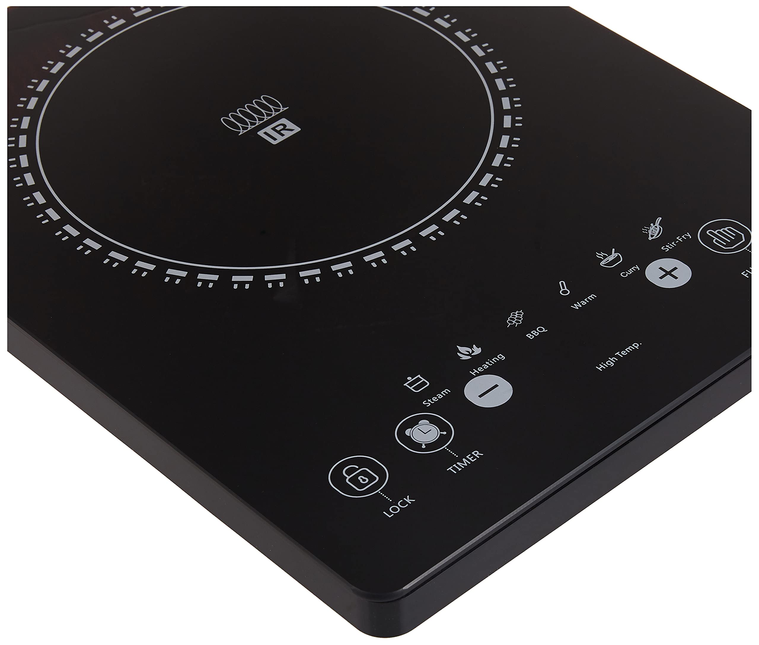Prestige Infrared Single Cooktop, 8 Digital Temp Control, Touch Control, 2000 Watts, Black  موقد فردي يعمل بالأشعة تحت الحمراء بقدرة 2000 وات، بلون أسود، ووزن 3.1 كغم، PR7505 من برستيج