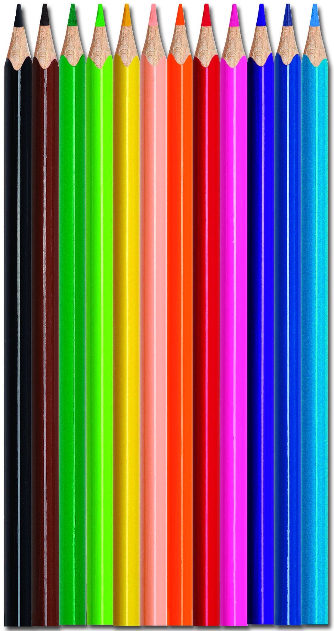 Maped Color'Peps Colouring Pencils (Pack Of 12) - Multi اقلام تلوين كولور بيبس من مابد (عبوة من 12 قطعة) - متعدد