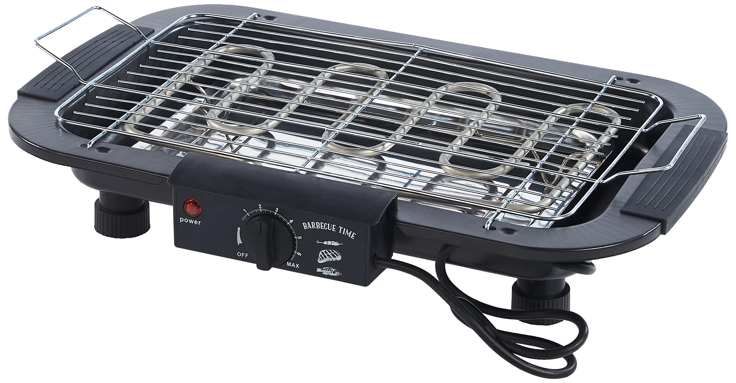 Portable Electric Smokeless Barbecue 2000W High Power Grill Indoor BBQ Grilling Table with 5 Adjustable Temperature شواية كهربائية محمولة بدون دخان، 2000 واط عالية الطاقة للشواء في الاماكن المغلقة مع 5 درجات حرارة قابلة للتعديل