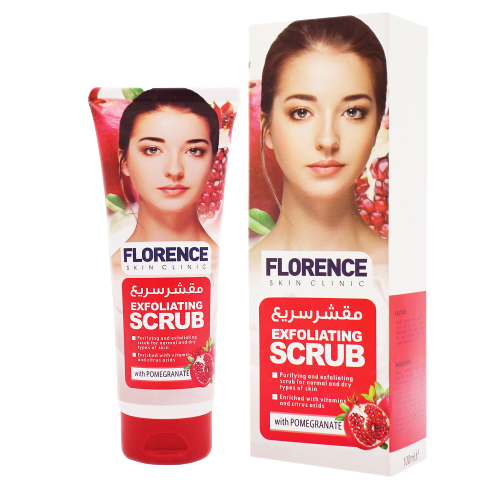 FLORENCE-Exfoliating Scrub With  Extract Pomegranate 100 ml