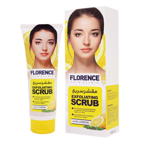 FLORENCE-Exfoliating Scrub With  Extract Lemon 100ml