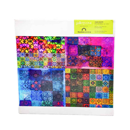 Home Center 4-Piece Square Canvas Art Collection
