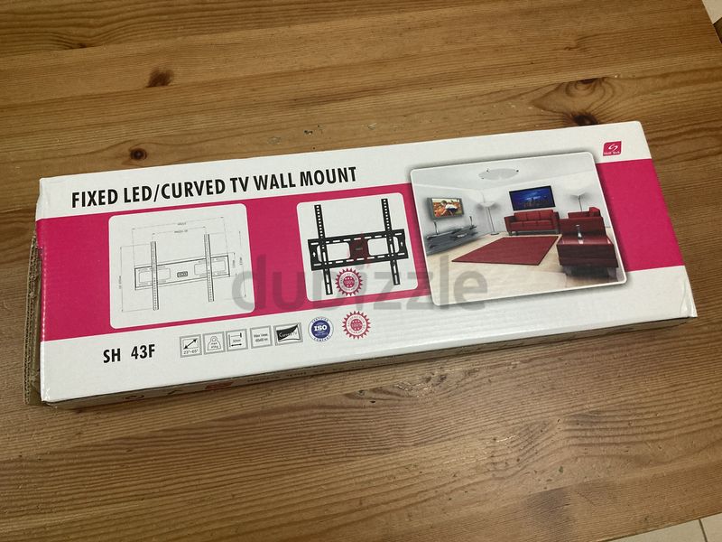 TV Wall Mount / Skill Tech Fixed Led / Curved  حامل تلفزيون جداري